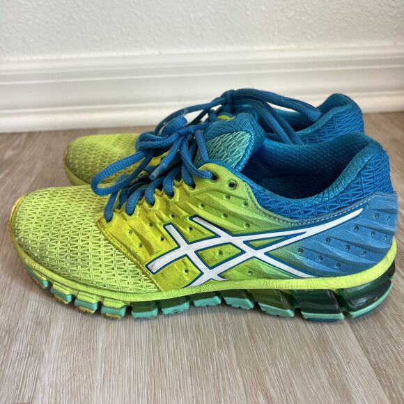 ASICS Gel Quantum 180 2 Women's Neon Athletic Running Shoes-Size 6 - Picture 2 of 11